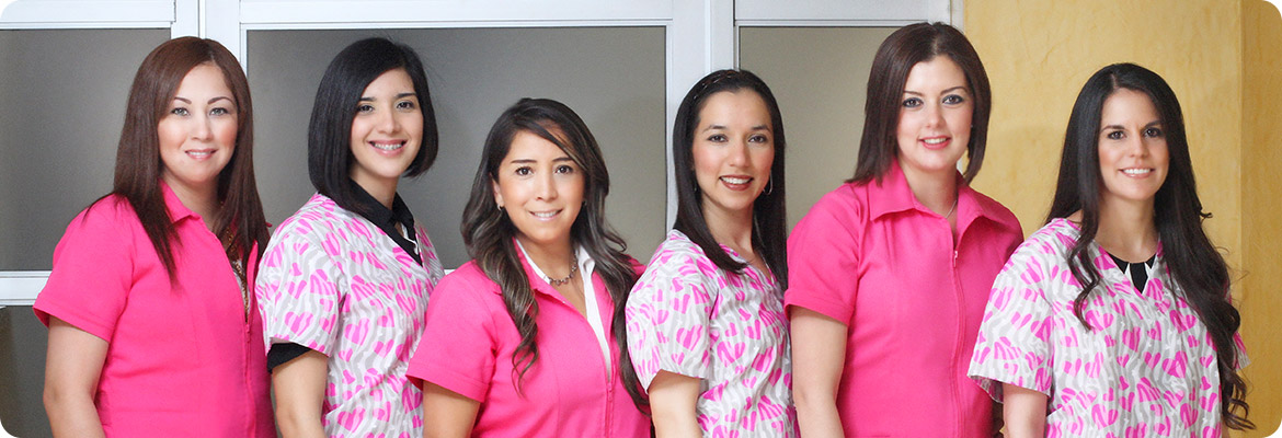 Equipo de profesionales, dentistas especializados